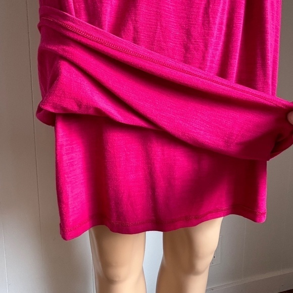 NWOT Cupcakes and Cashmere Vince fuchsia dress front knot lined skirt size M - Picture 7 of 12